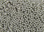 100 pcs Round Pressed Beads, 3mm, Alabaster Powder Gray, Czech Glass