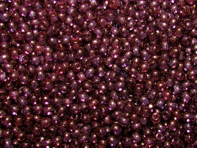 100 pcs Round Pressed Beads, 3mm, Crystal Vega Luster, Czech Glass