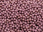 100 pcs Round Pressed Beads, 3mm, Chalk Violet Luster, Czech Glass