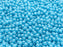 100 pcs Round Pressed Beads, 3mm, Pearl Shine Blue (Aqua), Czech Glass