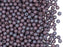 100 pcs Round Beads 3 mm, Opaque Pink Nebula, Czech Glass