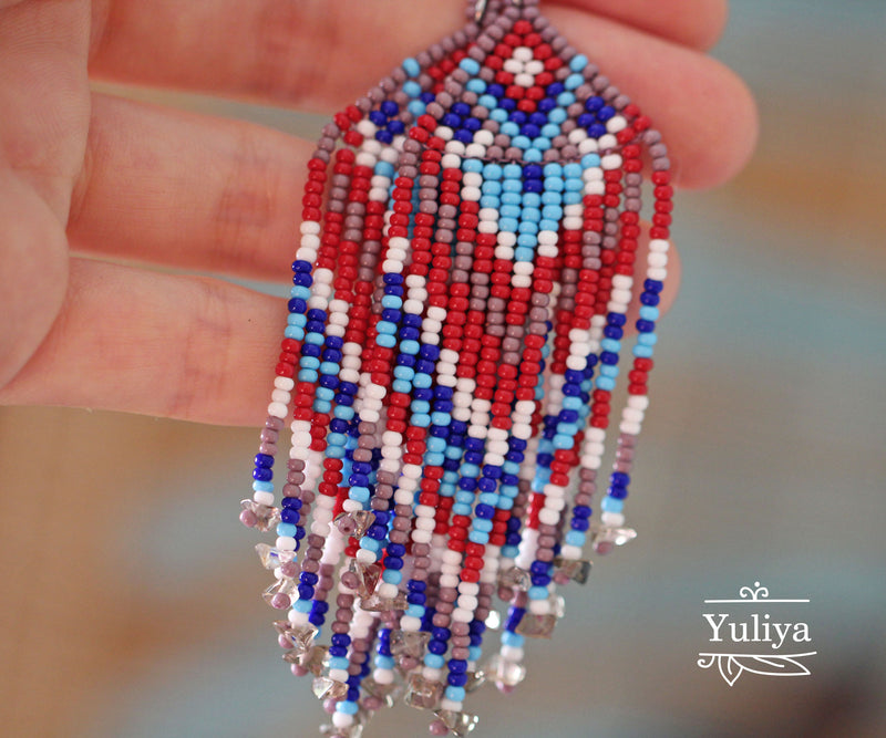 PDF Brick Stitch Earring Pattern (#3)