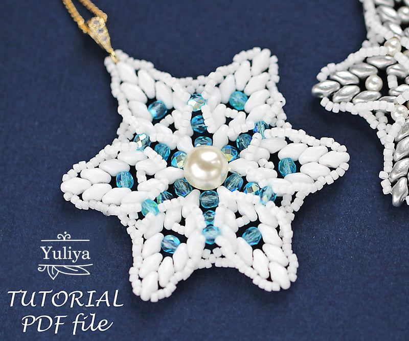 PDF Tutorial Pendant “Snowflake7”
