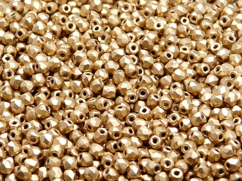 Set of Czech Fire-Polished Glass Beads Round 3mm - 6 colors (3FP001 3FP002 3FP003 3FP007 3FP009 3FP010)