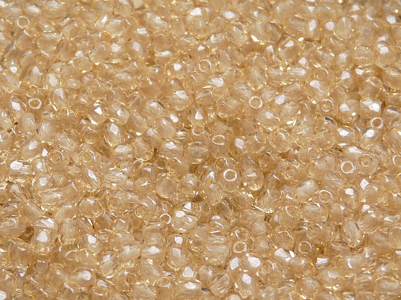 Set of Czech Fire-Polished Glass Beads Round 3mm - 6 colors (3FP025 3FP027 3FP028 3FP029 3FP031 3FP033)
