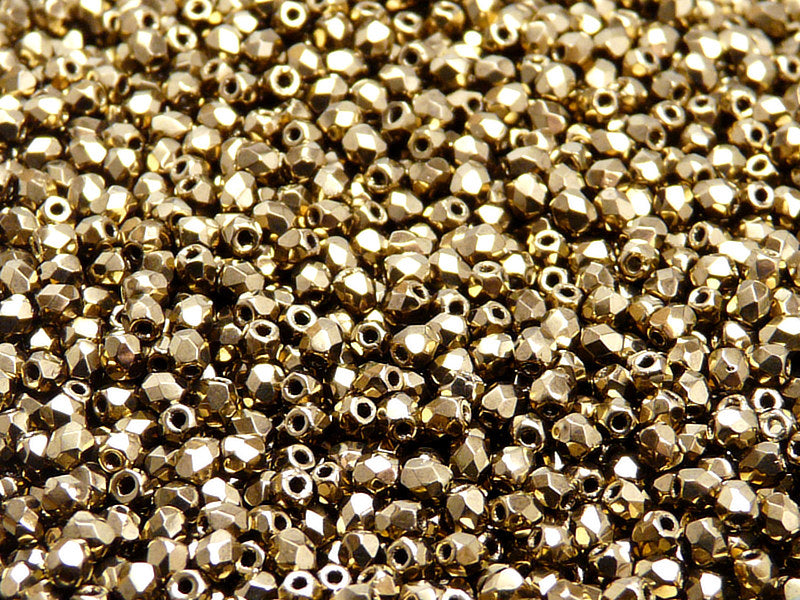 Set of Czech Fire-Polished Glass Beads Round 3mm - 6 colors (3FP001 3FP033 3FP050 3FP059 3FP061 3FP062)