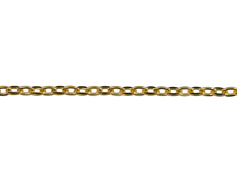 1 pc Chain without Clasp, 45cm (17.7inch), Gold Plated