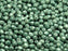 100 pcs Fire Polished Faceted Beads Round, 4mm, Chalk Green Luster, Czech Glass