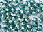 100 pcs 100 pcs Fire Polished Beads 4 mm Jet Heavy Metal Comet Czech Glass Blue