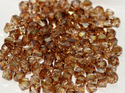 Machine Cut Beads (M.C. Beads) 4 mm, Crystal Celsian, Czech Glass