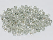 Machine Cut Beads (M.C. Beads) 4 mm, Crystal Viridian, Czech Glass