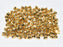 Machine Cut Beads (M.C. Beads) 4 mm, Crystal Aurum Full, Czech Glass