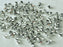 Machine Cut Beads (M.C. Beads) 4 mm, Crystal Labrador Full, Czech Glass