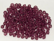 Machine Cut Beads (M.C. Beads) 4 mm, Amethyst Transparent, Czech Glass