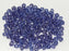 Machine Cut Beads (M.C. Beads) 4 mm, Tanzanite Transparent, Czech Glass