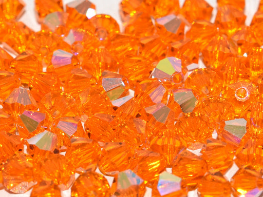 Machine Cut Beads (M.C. Beads) 4 mm, Sun AB, Czech Glass