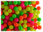 Set of Round Beads (3mm, 4mm, 6mm, 8mm), Neon Warm Mix (UV Active), total 275, Czech Glass