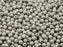 100 pcs Round Pressed Beads, 4mm, Chalk Jet Luster, Czech Glass