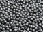 100 pcs Round Pressed Beads, 4mm, Jet Hematite (Gray) Matte, Czech Glass