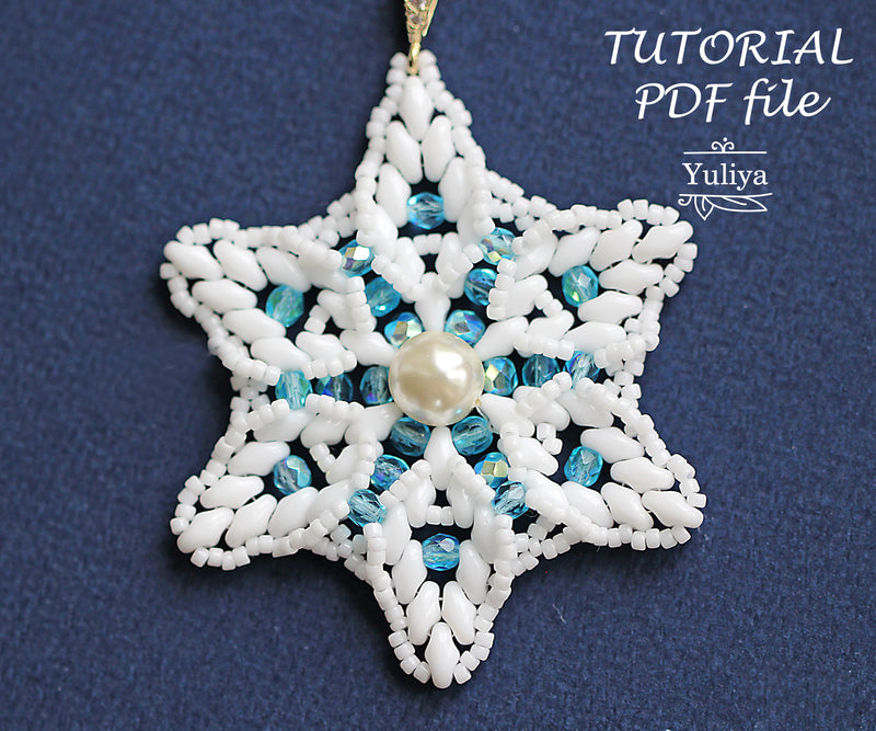 PDF Tutorial Pendant “Snowflake7”