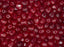 50 pcs Fire Polished Faceted Beads Round, 5mm, Ruby Dark (Garnet), Czech Glass