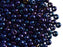 20 g 5/0 Seed Beads Preciosa Ornela, Opaque Dark Blue Iris, Czech Glass