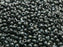 20 g 6/0 Seed Beads Preciosa Ornela, Jet Travertine, Czech Glass