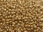 20 g 6/0 Seed Beads Preciosa Ornela, Czech Glass, Silky Light Gold
