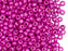 20 g 6/0 Seed Beads Preciosa Ornela, Pink Metallic, Czech Glass