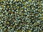 Etched Seed Beads 6/0, Crystal Etched Marea Full, Czech Glass