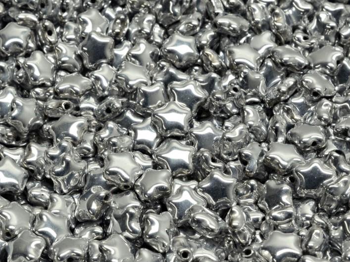 Star Beads 6 mm, Crystal Labrador Full, Czech Glass