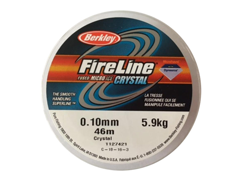 1 pc Beadsmith Fireline 0.10mm Average Diameter, 46m (50YD), Crystal Clear