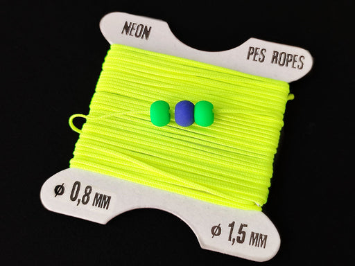 Pes Ropes 5x0.8 mm, Neon Yellow, Polyester,