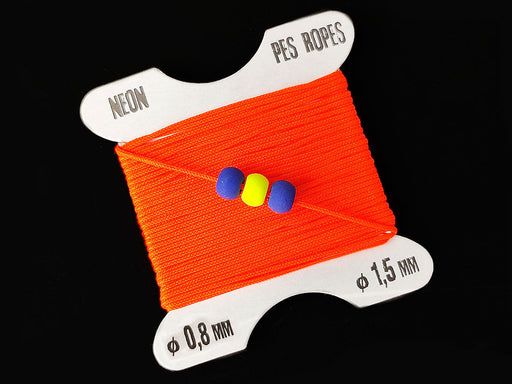 Pes Ropes 5x0.8 mm, Neon Orange, Polyester,