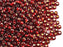 20 g 8/0 Seed Beads Preciosa Ornela, Ruby Transparent Silver Lined, Czech Glass