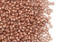 20 g 8/0 Seed Beads, Vintage Copper, Czech Glass