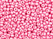 Rocailles 8/0 Pink Pearl Czech Glass Pink
