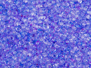 Rocailles 8/0 Crystal Violet Purple Two Tone Czech Glass Purple Multicolored
