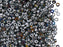 Rocailles Seed Beads 8/0, Crystal Orion, Czech Glass