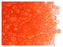 20 g 8/0 Seed Beads Preciosa Ornela, NEON Orange Matte, Czech Glass