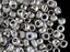 10 g 8/0 Etched Seed Beads, Crystal Etched Argentic Full, Czech Glass