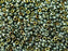 Etched Seed Beads 8/0, Crystal Etched Marea Full, Czech Glass