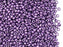 20 g 9/0 Seed Beads Preciosa Ornela, Purple Terra Metallic, Czech Glass