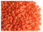20 g 9/0 Seed Beads Preciosa Ornela, NEON Orange Opaque, Czech Glass