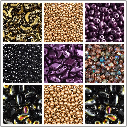 Chevron Beads, 8/0 Seed Beads, Glass Beads~ Mixed Beads 20grams