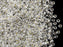 20 g 9/0 Seed Beads Preciosa Ornela, Crystal Silver Lined, Czech Glass