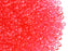 20 g 9/0 Seed Beads Preciosa Ornela, Transparent Peach Pink Solgel Colored, Czech Glass