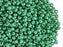 20 g 9/0 Seed Beads Preciosa Ornela, Opaque Green Terra (Salad Green Opaque Matt Pearl), Czech Glass