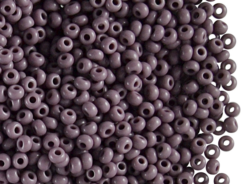 20 g 9/0 Seed Beads Preciosa Ornela, Opaque Light Lilac, Czech Glass
