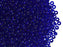20 g 9/0 Seed Beads Preciosa Ornela, Cobalt Transparent, Czech Glass